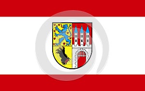 Flag of Nienburg city of Lower Saxony in German