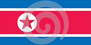 Flag of north korea