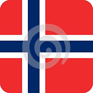 Flag Norway illustration vector eps