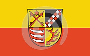 Flag of Oder-Spree is a district in Brandenburg, Germany