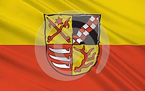 Flag of Oder-Spree is a district in Brandenburg, Germany