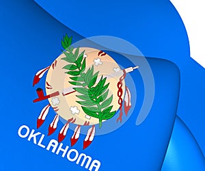 Flag of Oklahoma, USA.