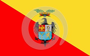 Flag of Palermo of Sicily, Italy