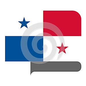 Flag horizontal shape, pointer for world map