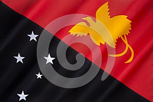 Flag of Papua New Guinea photo
