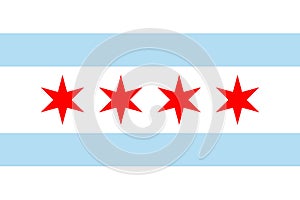 flag of Peoples of multiethnic states Chicagoans. flag representing ethnic group or culture, regional authorities. no flagpole.