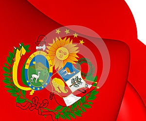 Flag of Peru-Bolivian Confederation photo