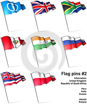 Flag pins 2