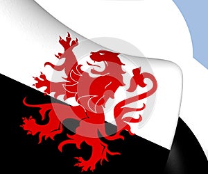 Flag of Poitou-Charentes, France.