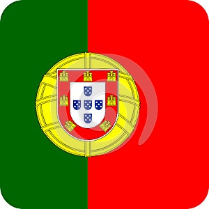 Flag Portugal illustration vector eps