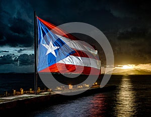 Flag of Puerto Rico