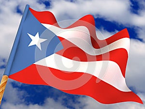 Flag. Puerto-Rico