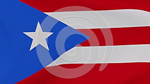 flag Puerto Rico patriotism national freedom , 3D illustration