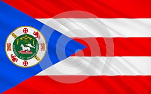 Flag of Puerto Rico, USA