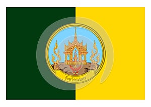 Flag of Ranong Thailandia photo