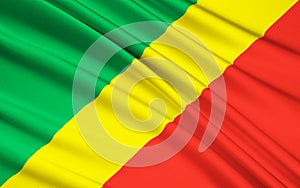 Flag of Republic of the Congo, Brazzaville