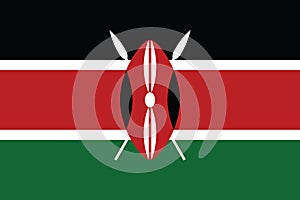 Flag of the Republic of Kenya