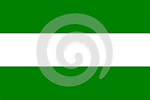 Flag of Rotterdam City and Municipality (South Holland or Zuid-Holland province, Kingdom of the Netherlands, Holland