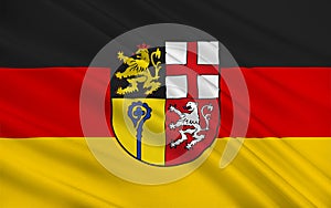 Flag of Saarpfalz, Germany