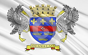 Flag of Saint-Barthelemy France - Gustavia