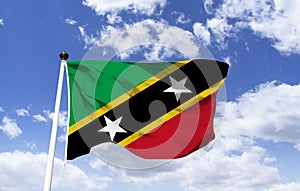 Flag Saint Kitts and Nevis