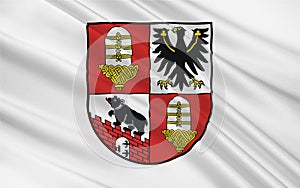 Flag of Salzland in Saxony-Anhalt, Germany