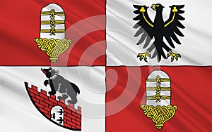 Flag of Salzland in Saxony-Anhalt, Germany