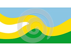 Flag of San Jose del Guaviare Colombia photo