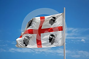 The flag of Sardinia - La bandiera sarda -The Flag of the four M photo