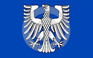 Flag of Schweinfurt city in Bavaria, Germany