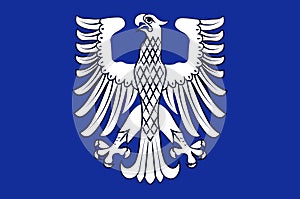 Flag of Schweinfurt in Lower Franconia in Bavaria, Germany