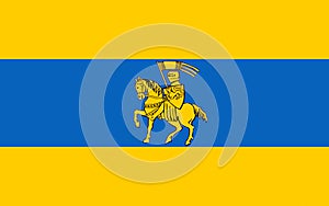 Flag of Schwerin in Mecklenburg-Western Pomerania in northern Ge