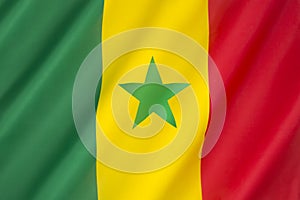 Flag of Senegal photo