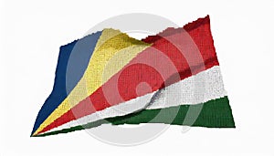 Flag of the Seychelles - Indian Ocean