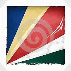 Flag of the Seychelles - Indian Ocean