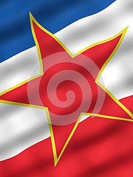 Flag of SFRJ photo