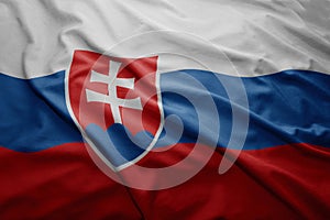 Flagge aus Slowakei 