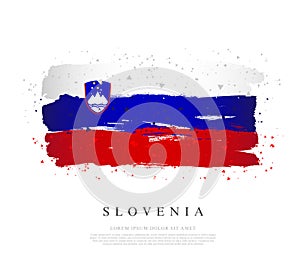 Flag of Slovenia. Independence Day and unity