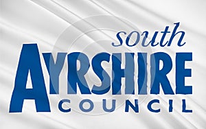 Flag of South Ayrshire is council areas of Scotland, United King