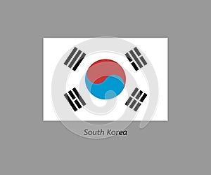 Flag of south korea photo