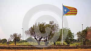 Flag of spanish independence movement of Catalonia