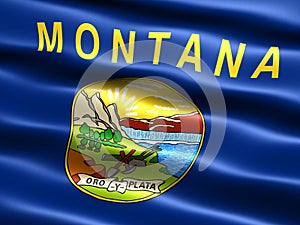 Flag of the state of Montana