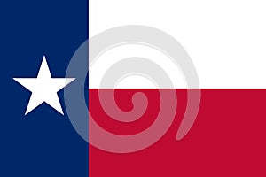 Flag of the State of Texas, USA