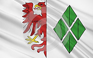 Flag of Stendal in Saxony-Anhalt, Germany