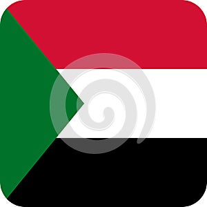 Flag Sudan illustration vector eps