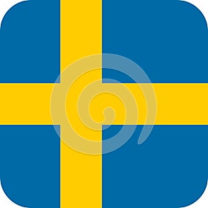 Flag Sweden illustration vector eps