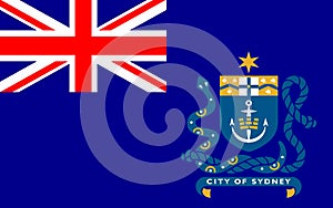 Flag of Sydney is the state capital of New South Wales