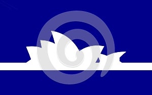Flag of Sydney is the state capital of New South Wales