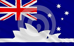 Flag of Sydney is the state capital of New South Wales