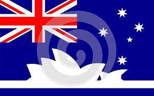 Flag of Sydney is the state capital of New South Wales